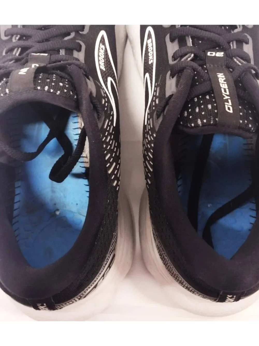 Brooks Glycerin 20 Running Shoes Black Men's Size 8.5 D EUR 42 *Read*